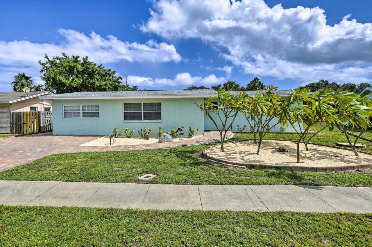 Merritt Island Home Fire Pit And Canal Access! Exterior foto